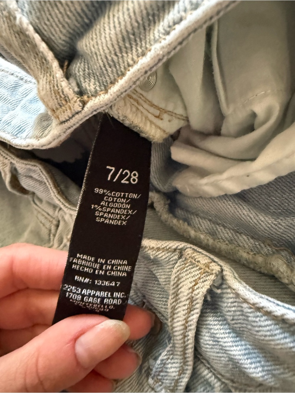 BCBGeneration Light Blue Wide Leg Distressed Jeans - Picture 3 of 4